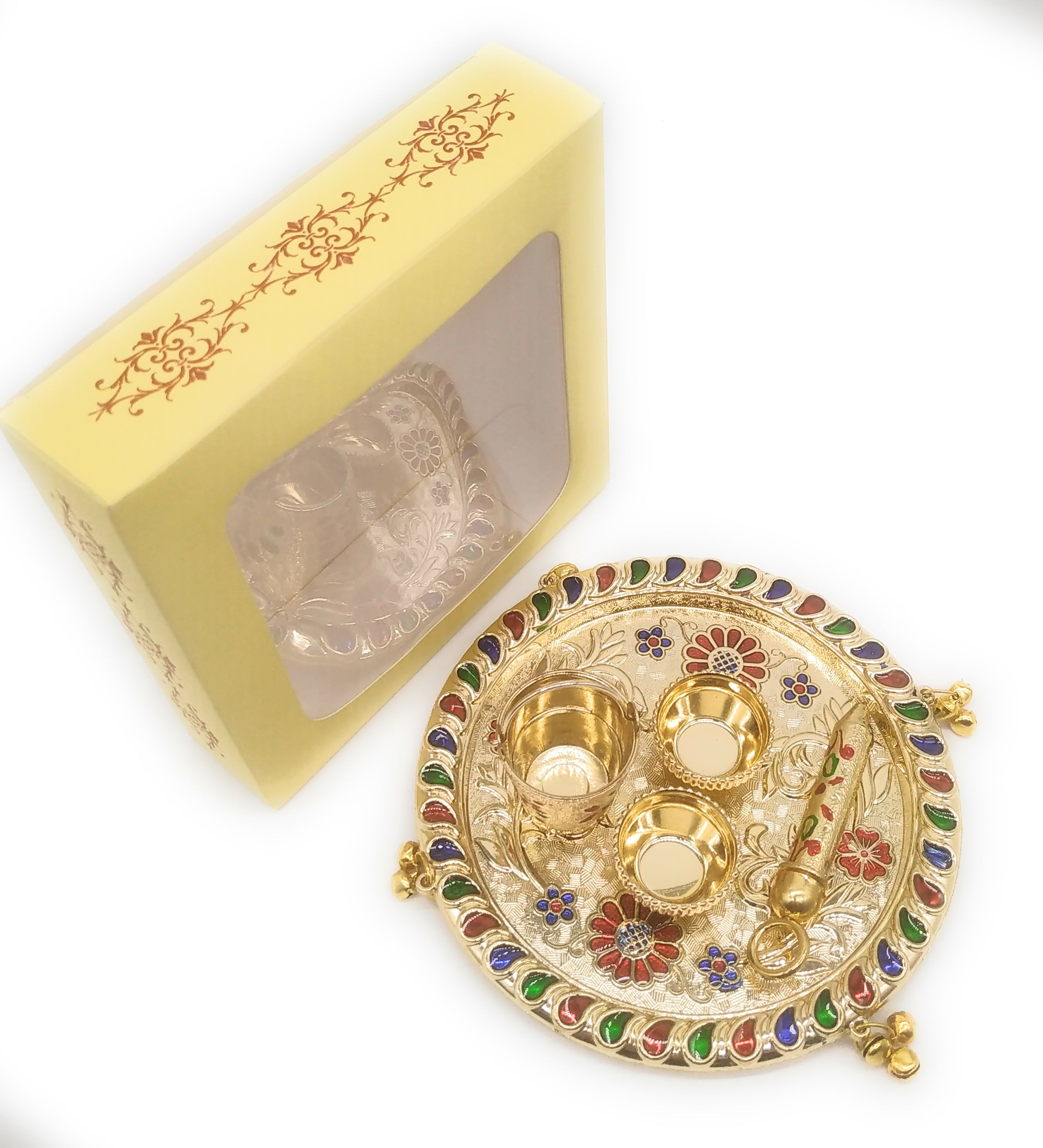 Plastic Meenakari Pichkari Balti Gift HL36