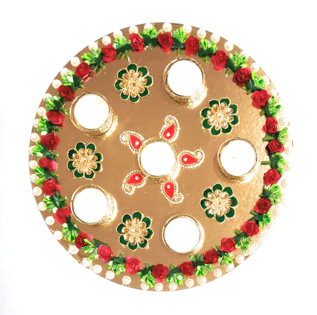 T Light Holder Rangoli TLT053
