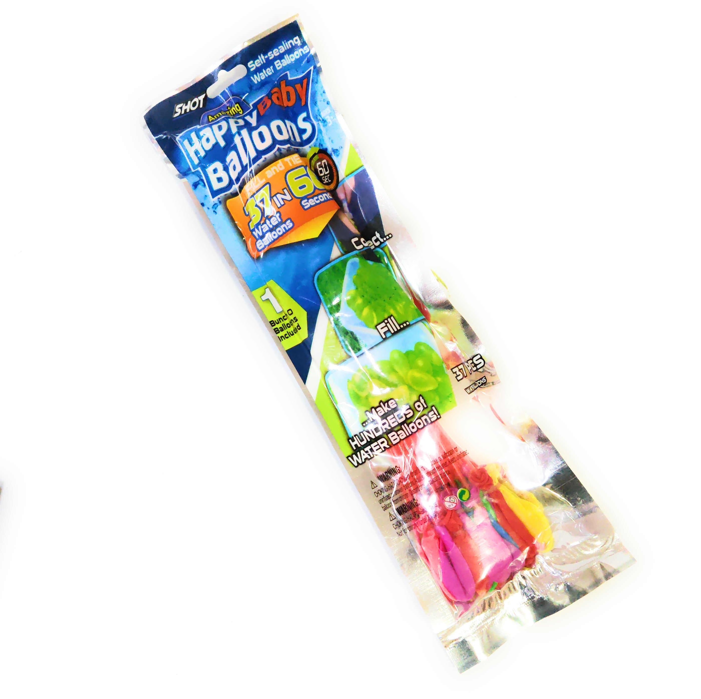 Self Sealing Water Balloons    (1 Bunch  of 37 pcs) Chinese