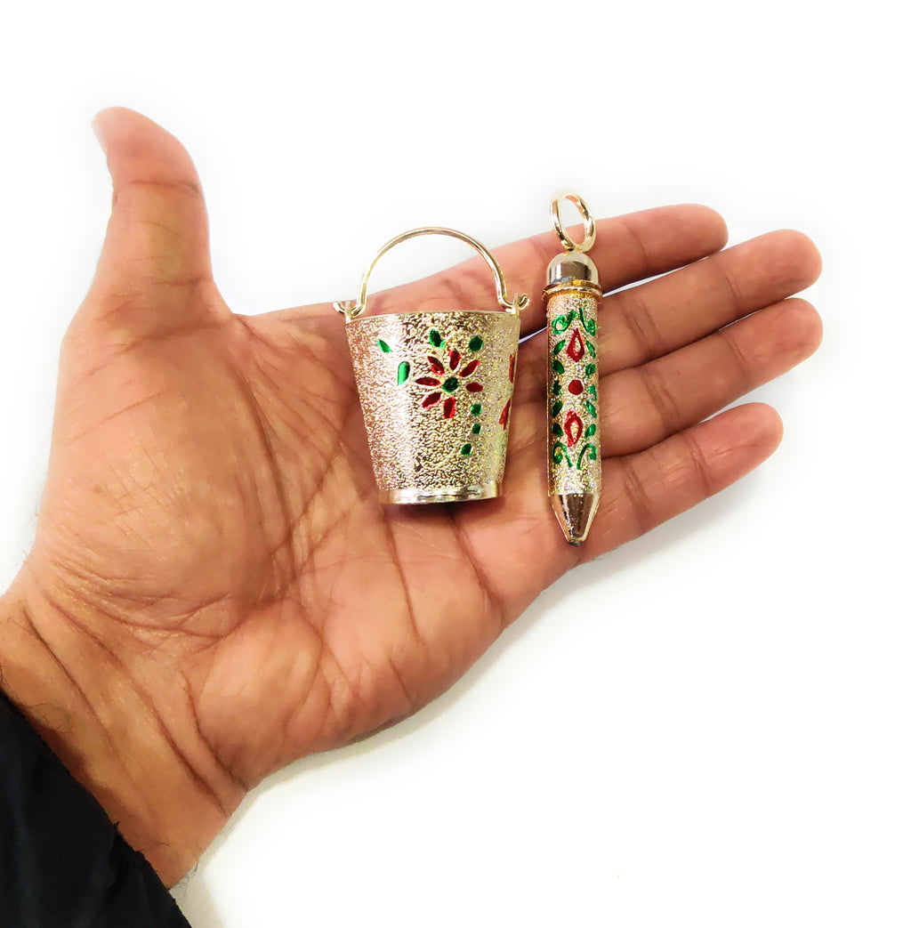 Plastic Meenakari Pichkari Balti HL35