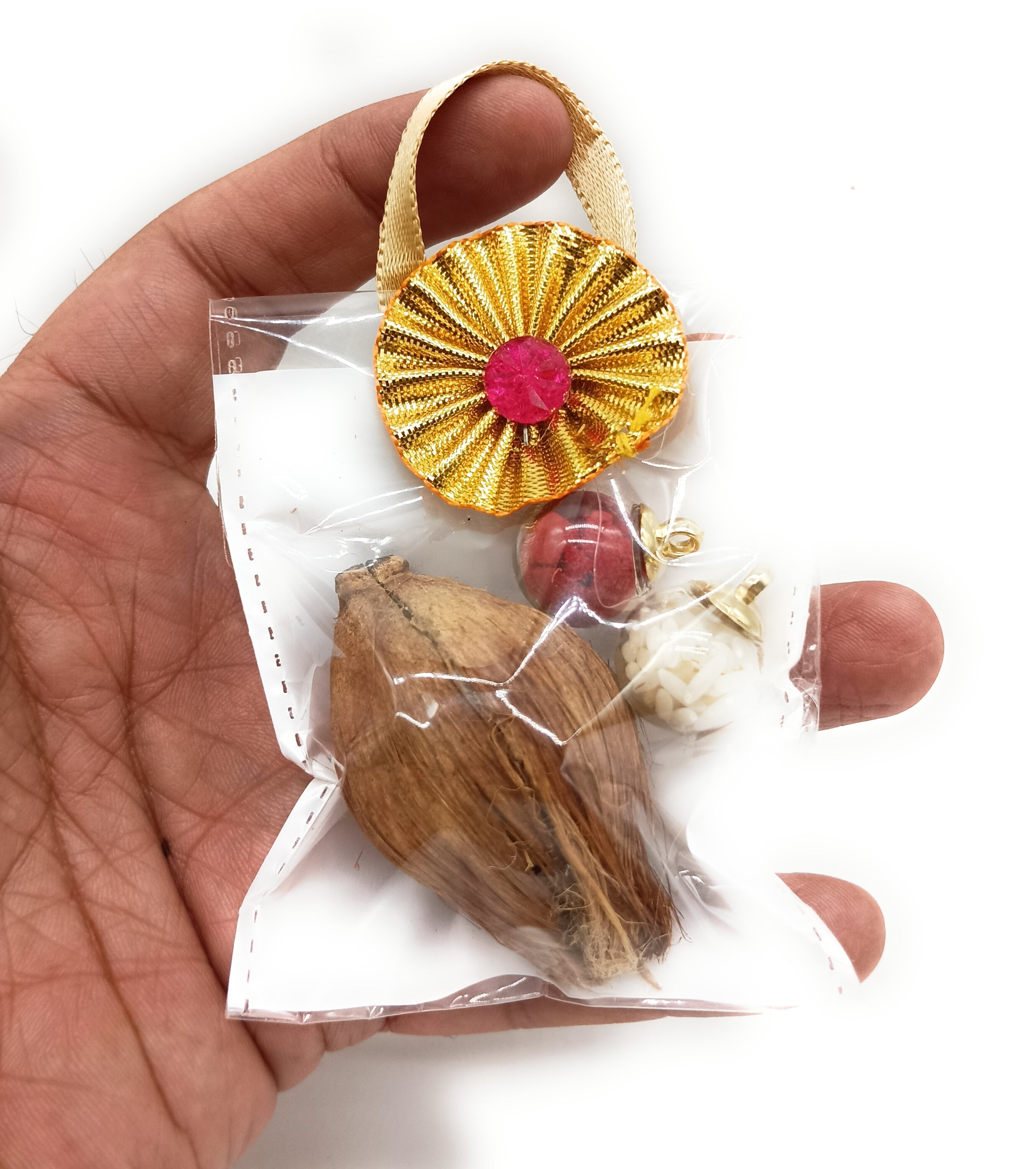 Roli Chawal Unopenable Dome Bottles with Artificial mini coconut