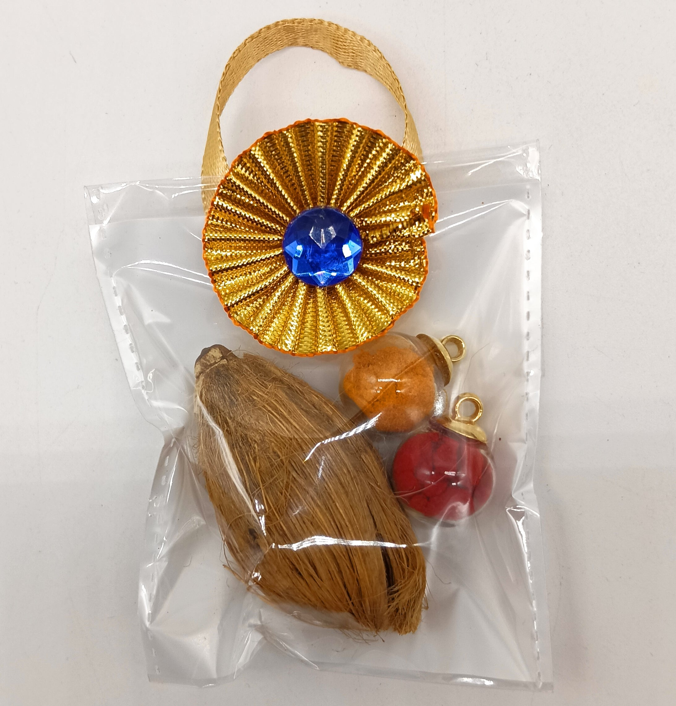 Roli Haldi Unopenable Dome Bottles with Artificial mini coconut