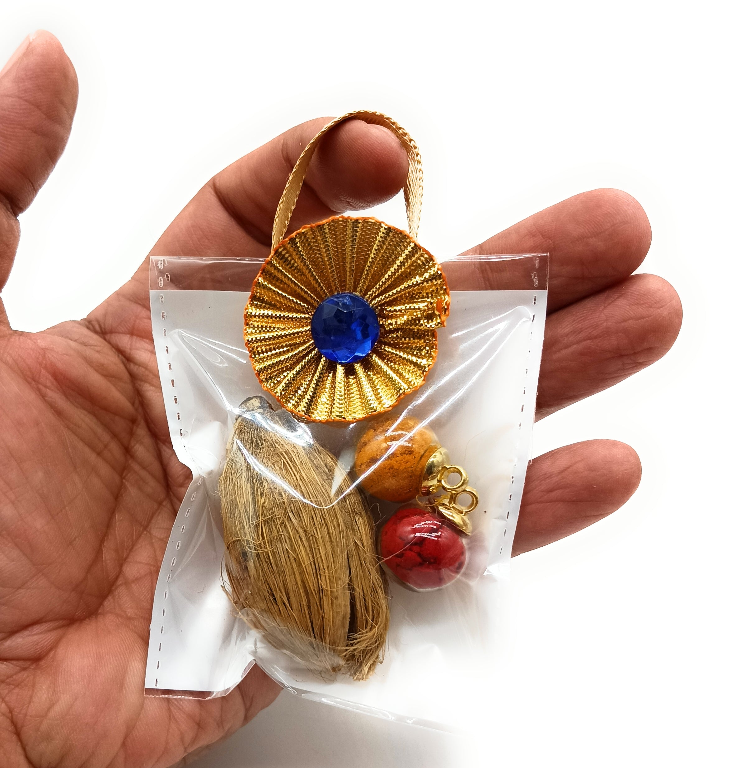 Roli Haldi Unopenable Dome Bottles with Artificial mini coconut