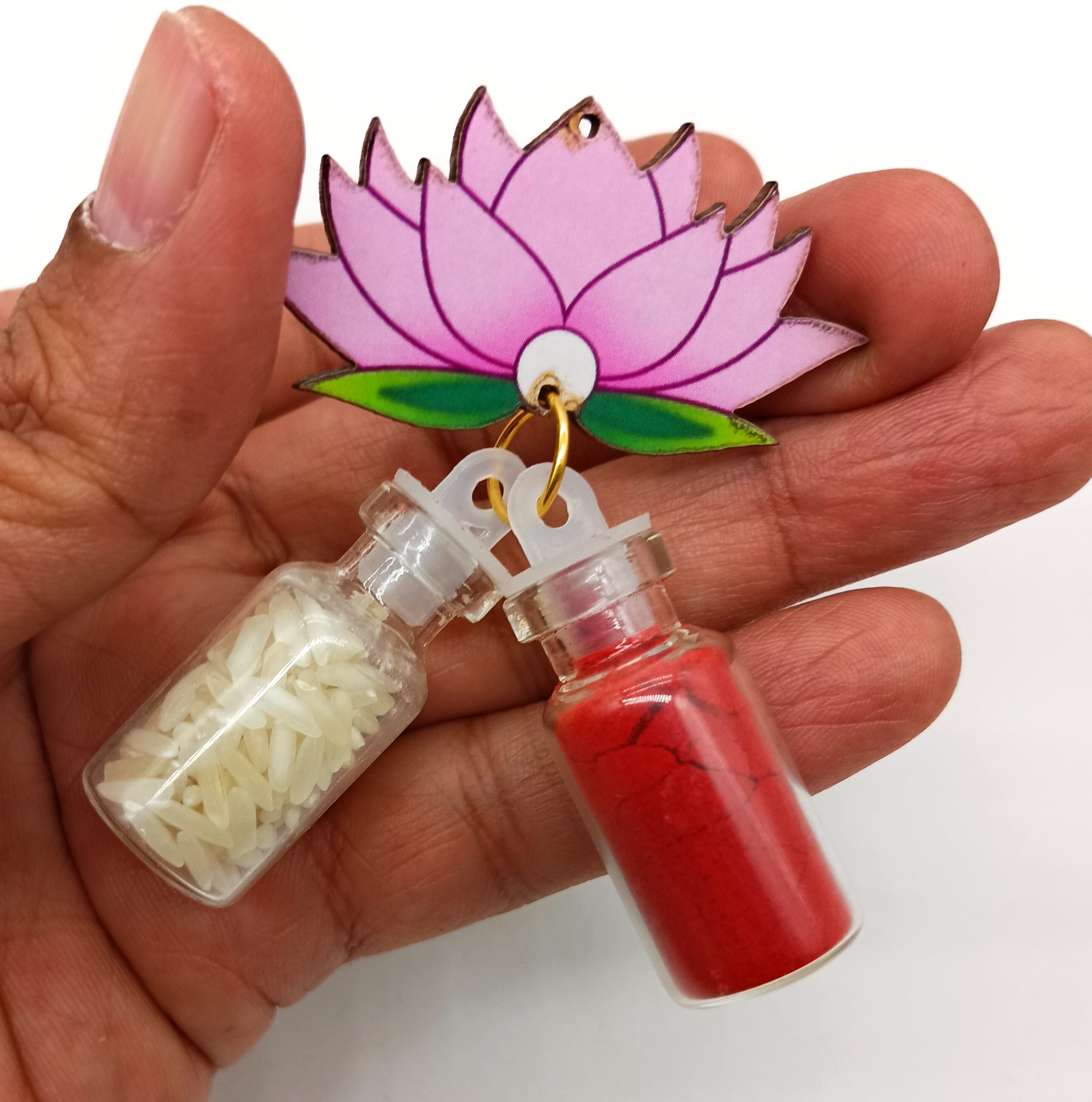 Roli Chawal with MDF Lotus