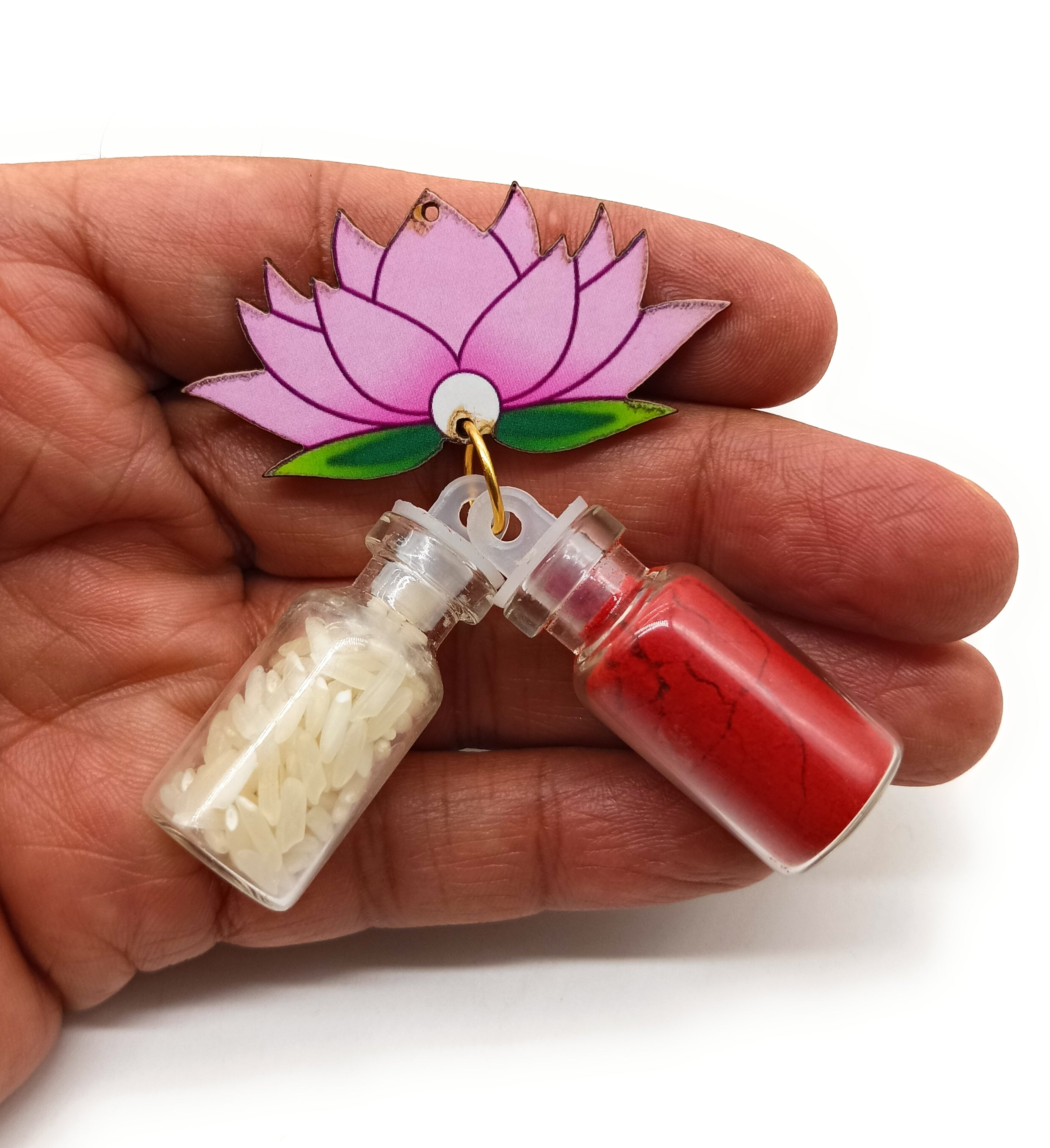 Roli Chawal with MDF Lotus