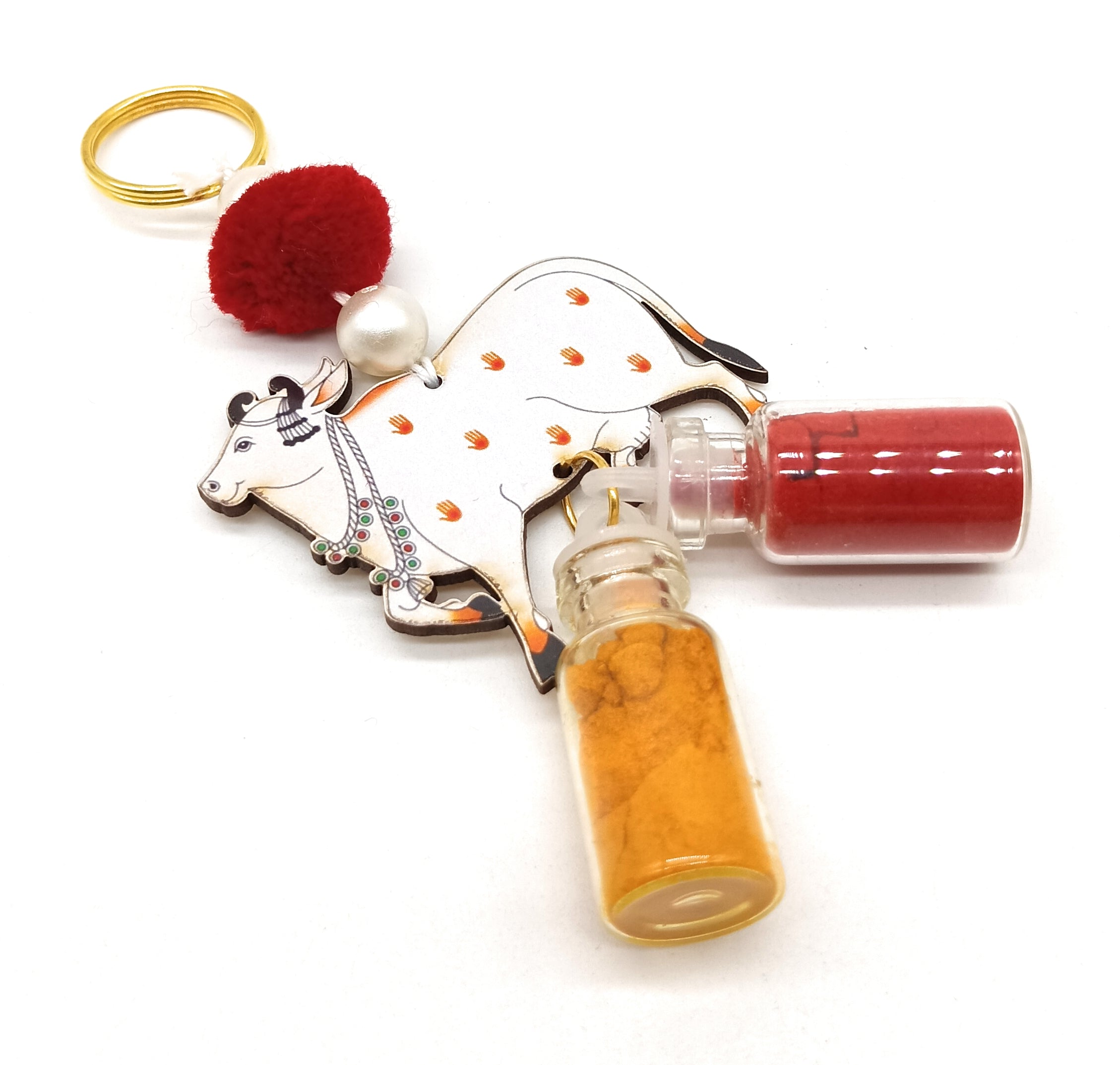 Haldi Roli 2ml Bottles with MDF Cow
