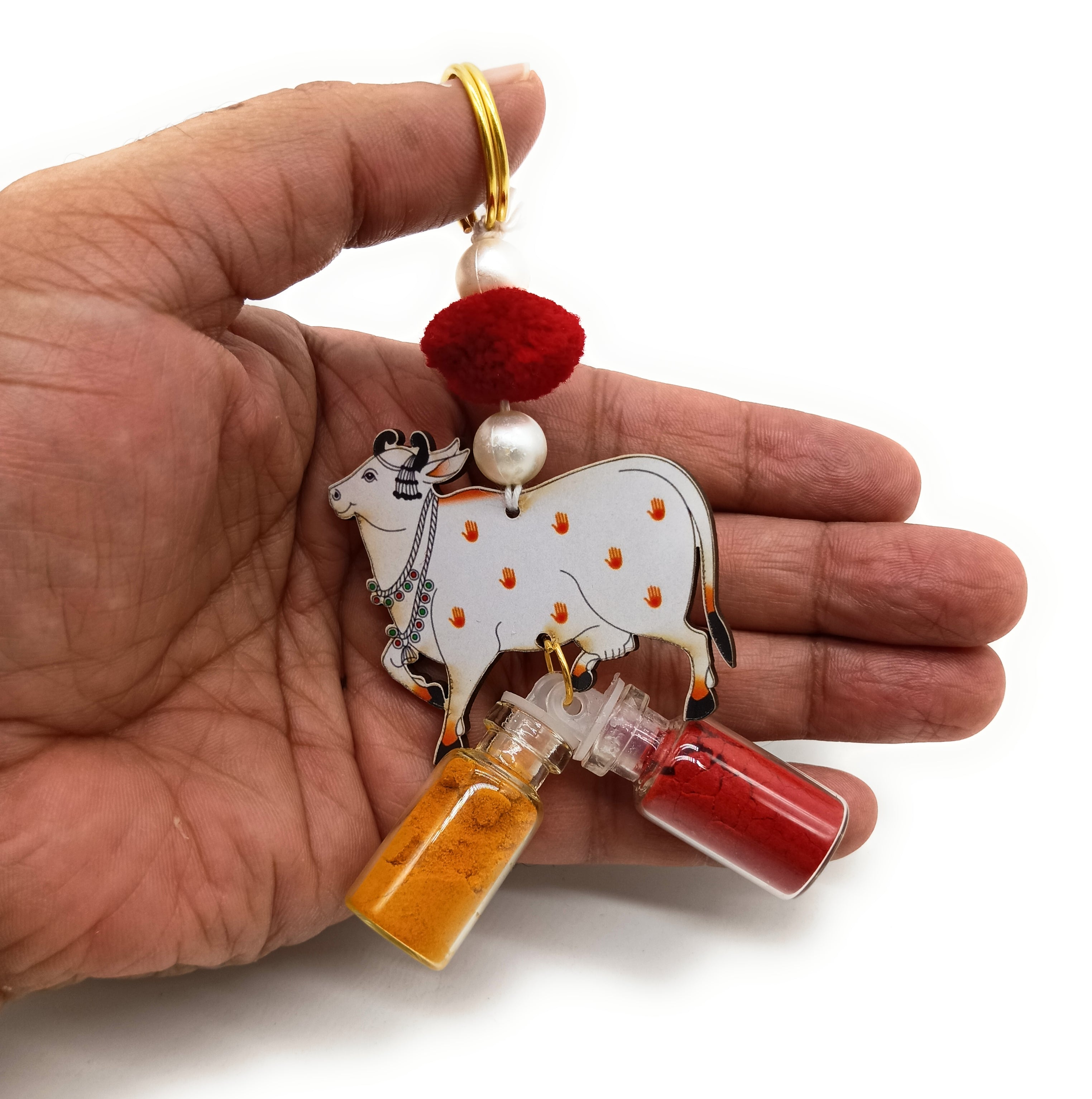 Haldi Roli 2ml Bottles with MDF Cow