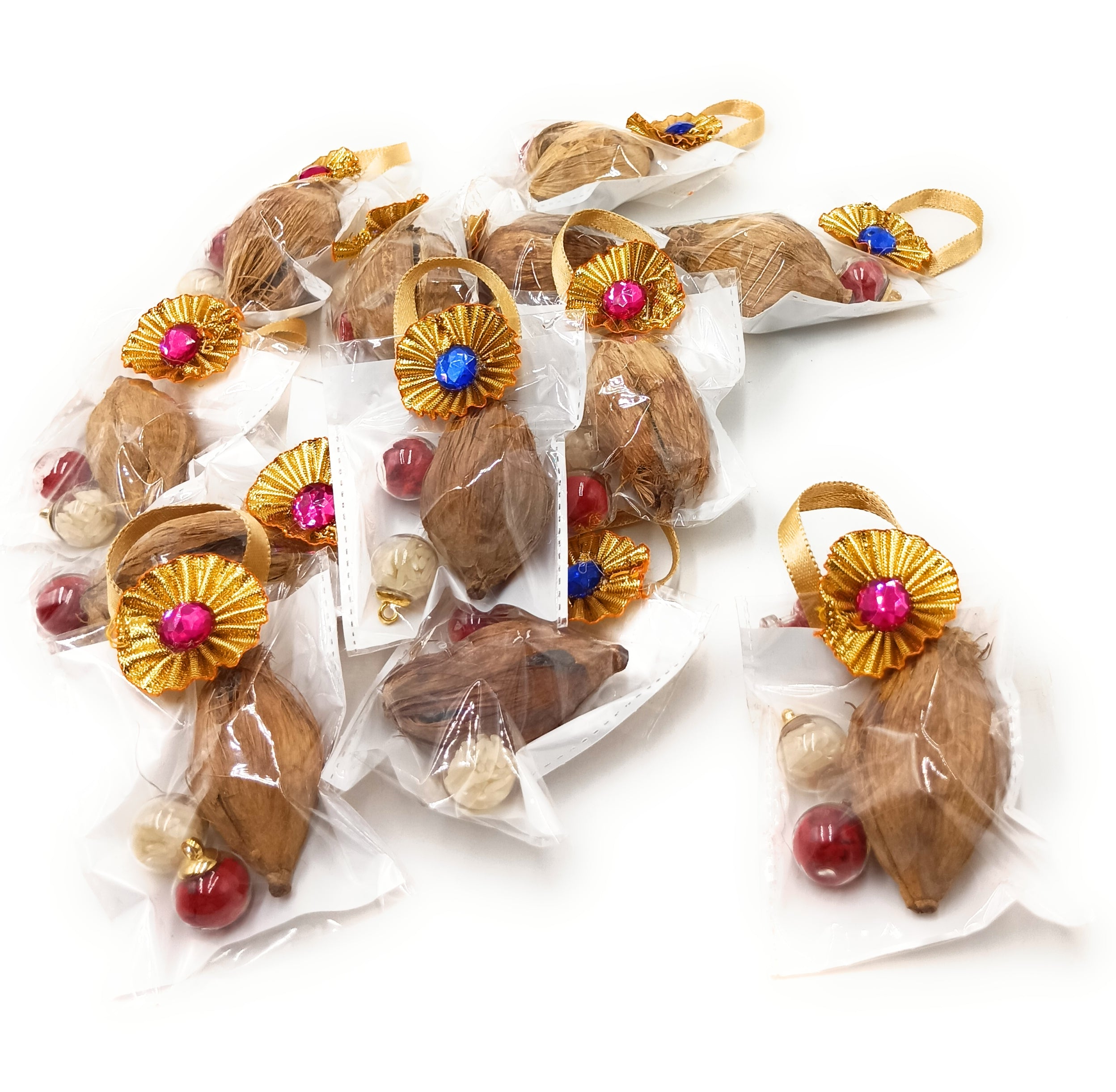 Roli Chawal Unopenable Dome Bottles with Artificial mini coconut