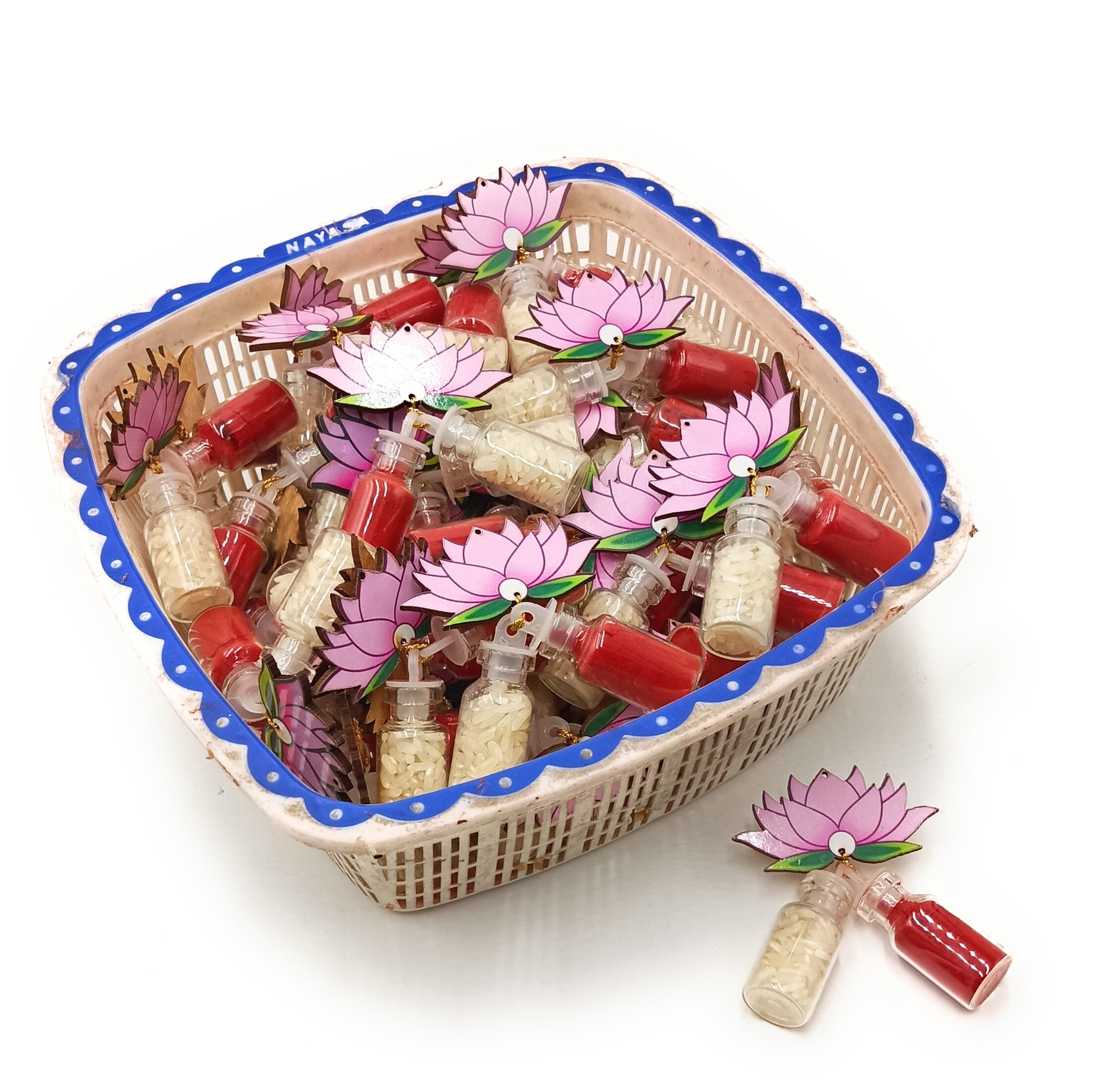 Roli Chawal with MDF Lotus