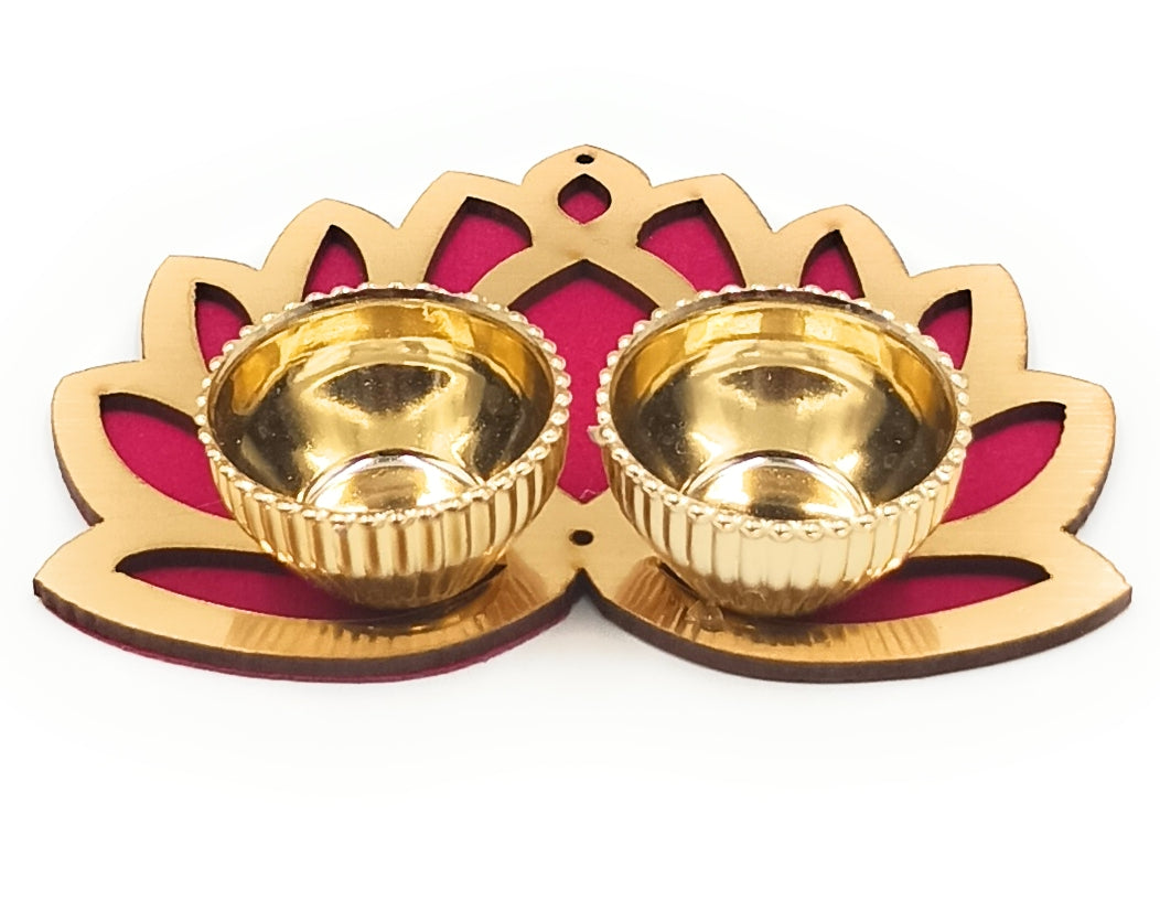 Lotus Plate for Roli Chawal