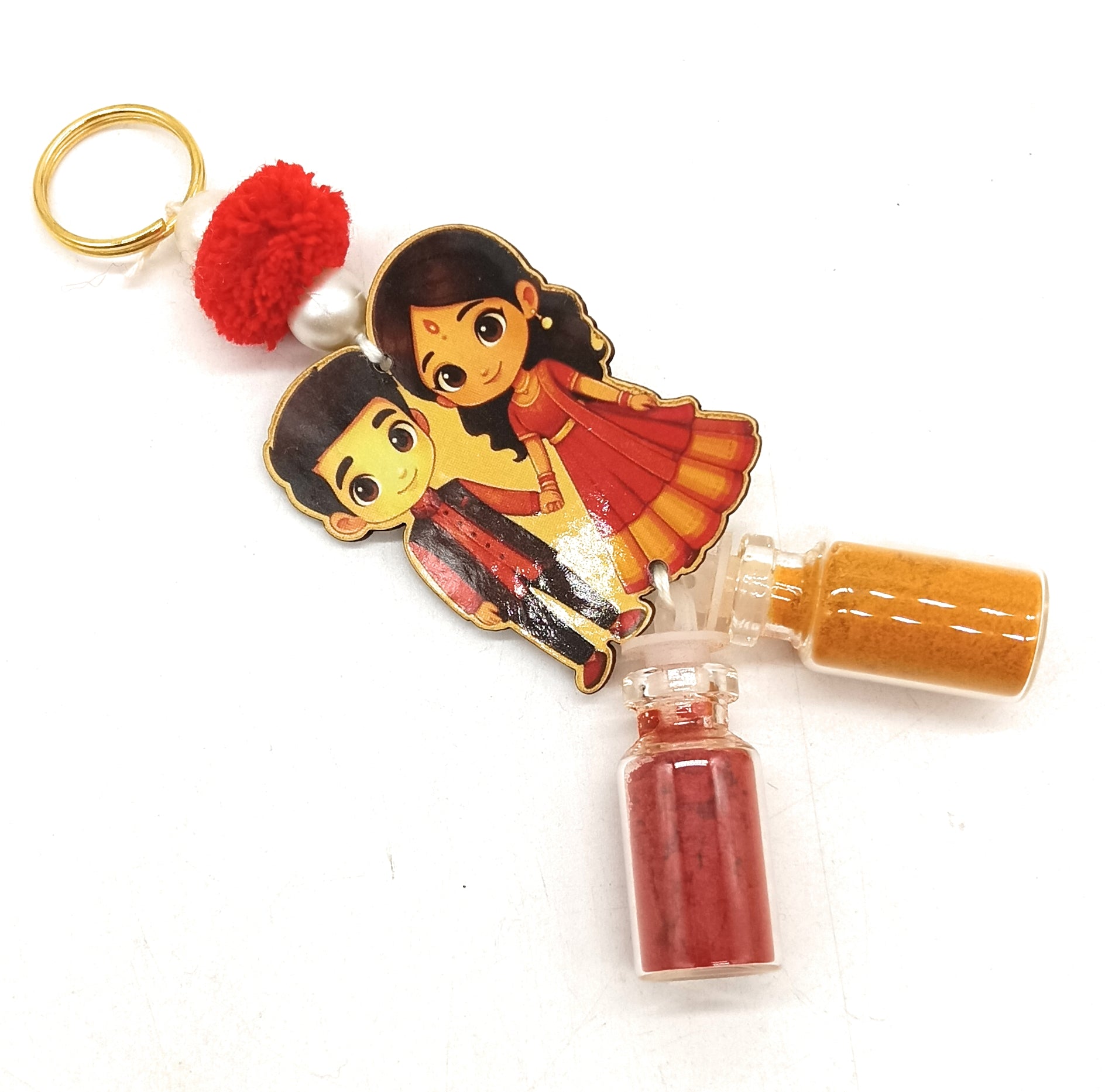 Haldi Roli 2ml Bottles with MDF Boy Girl