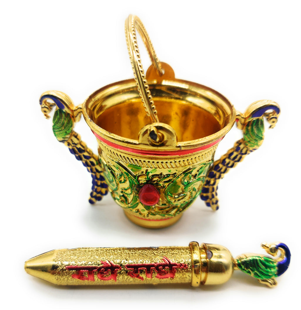 Plastic Meenakari Pichkari Balti HL07