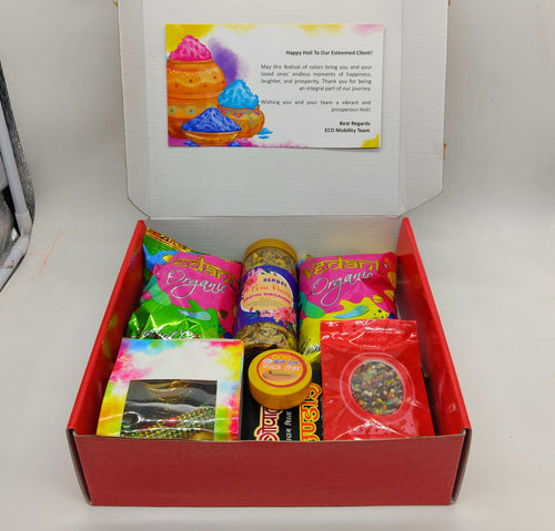 3 Ply Red Box Holi Hamper 2