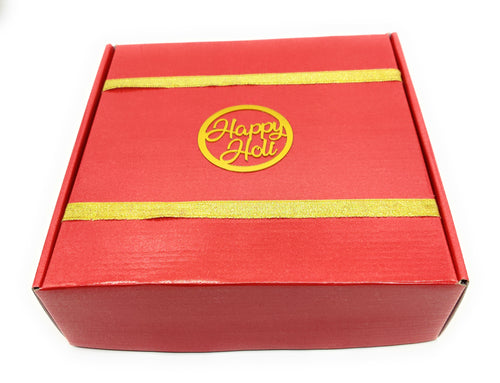3 Ply Red Box Holi Hamper 1