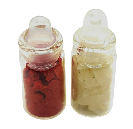 Roli Chawal Bottle Set (1ml imported) 3cm height P38