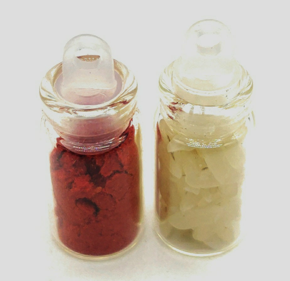 Roli Chawal Bottle Set (1ml imported) 3cm height P38