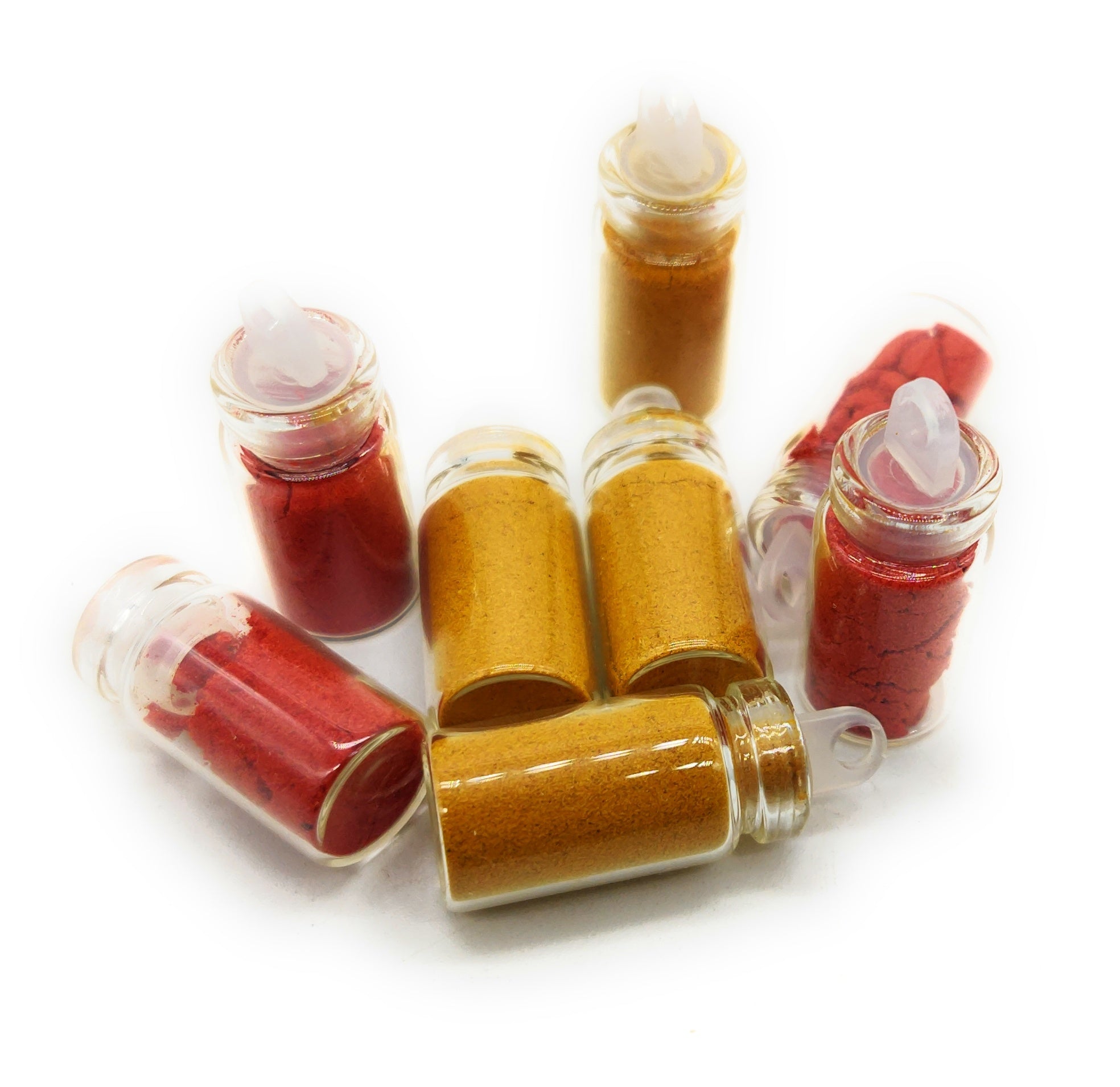 Haldi Roli Bottle Set (1ml imported) 3cm height P39