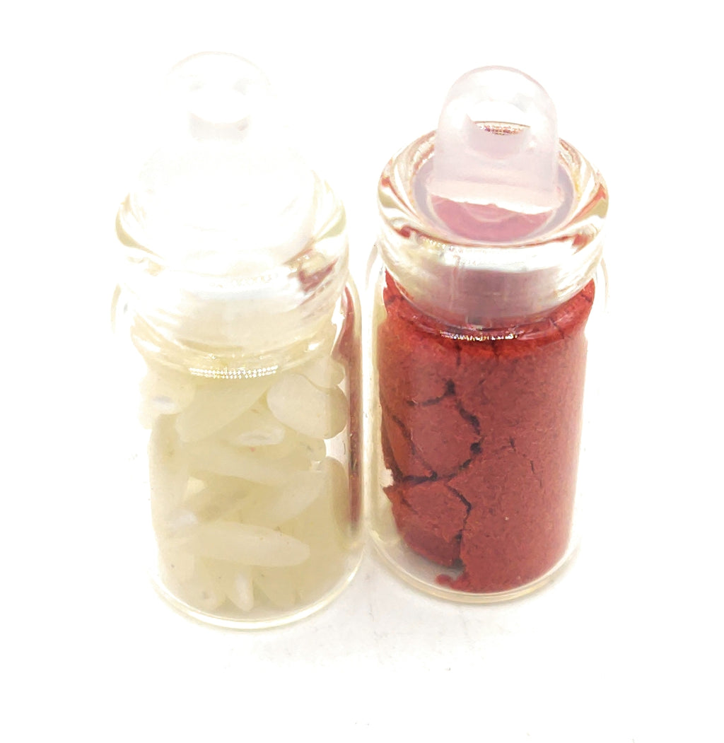 Roli Chawal Bottle Set (1ml imported) 3cm height P38