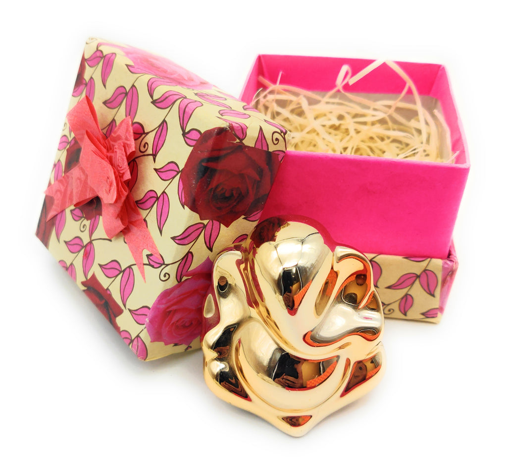Golden Ganesh Ji in Gift Box ST10GB