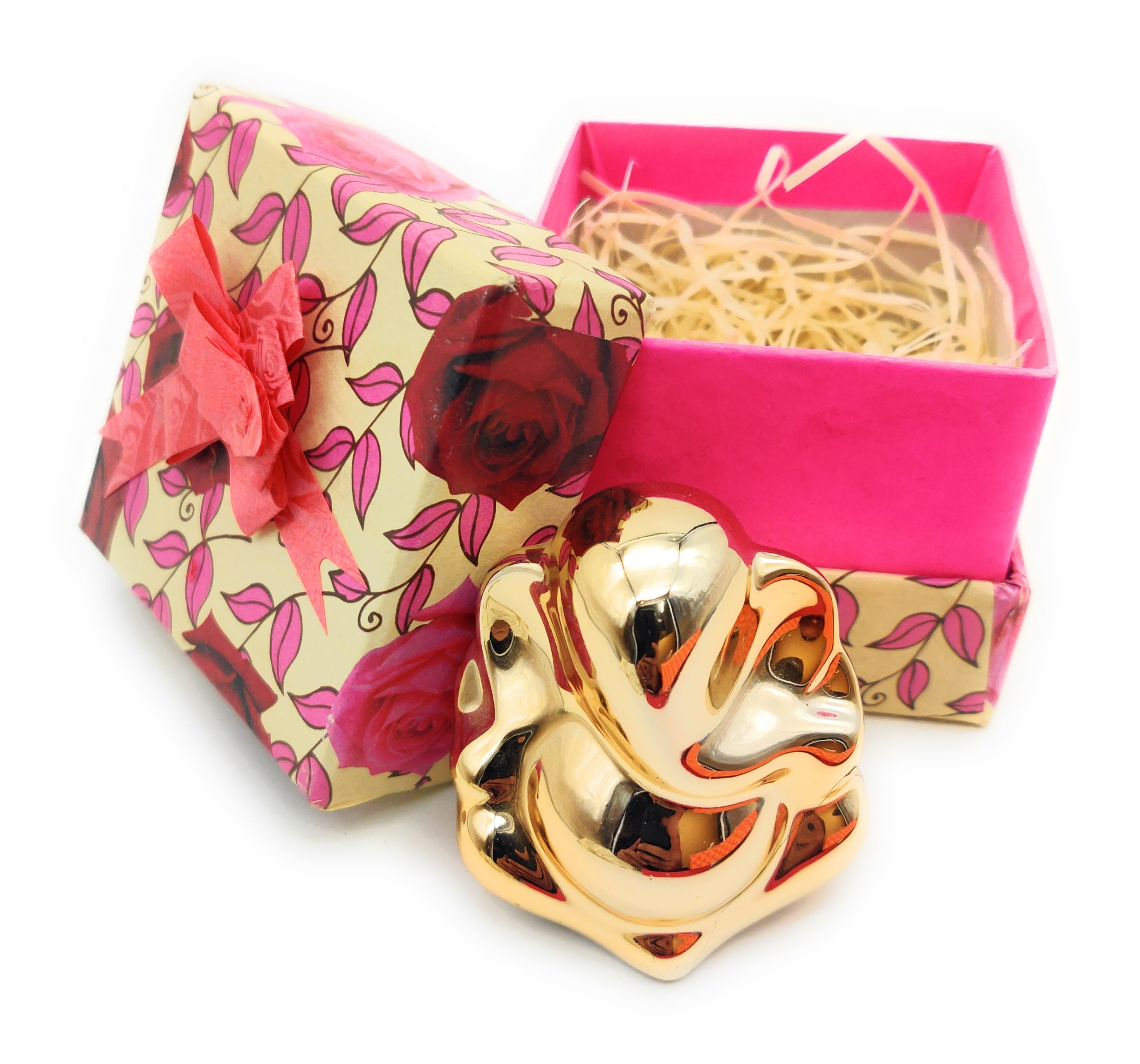 Golden Ganesh Ji in Gift Box ST10GB