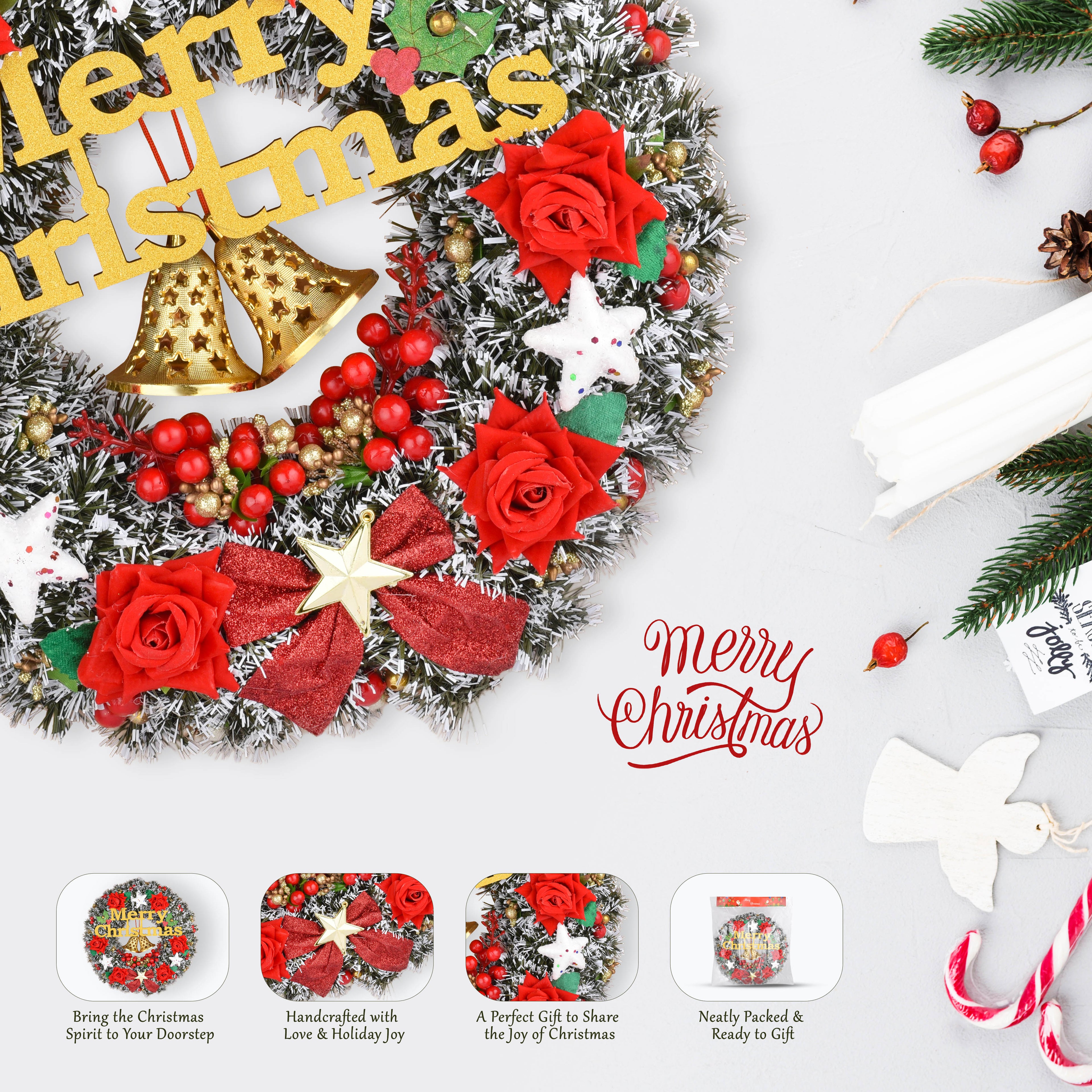 Christmas Wreath 15 Inch