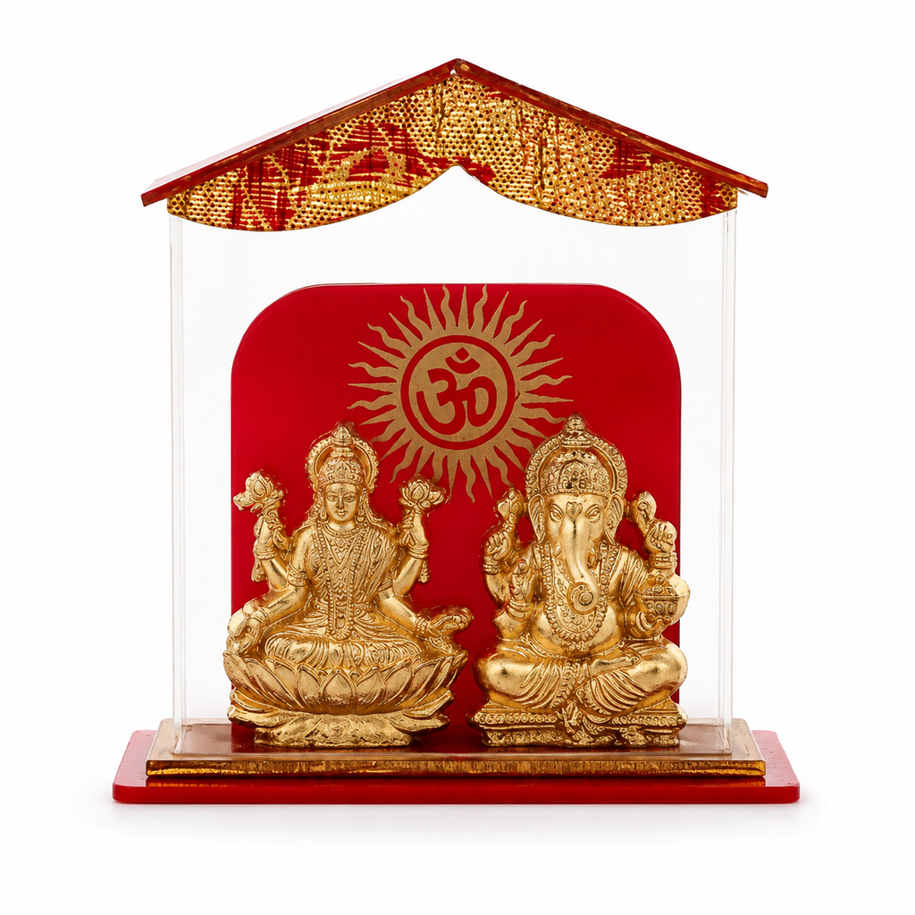Table Statue Laxmi Ji Ganesh Ji 2.5(L) x 1.4(B) x 3(H) ST02