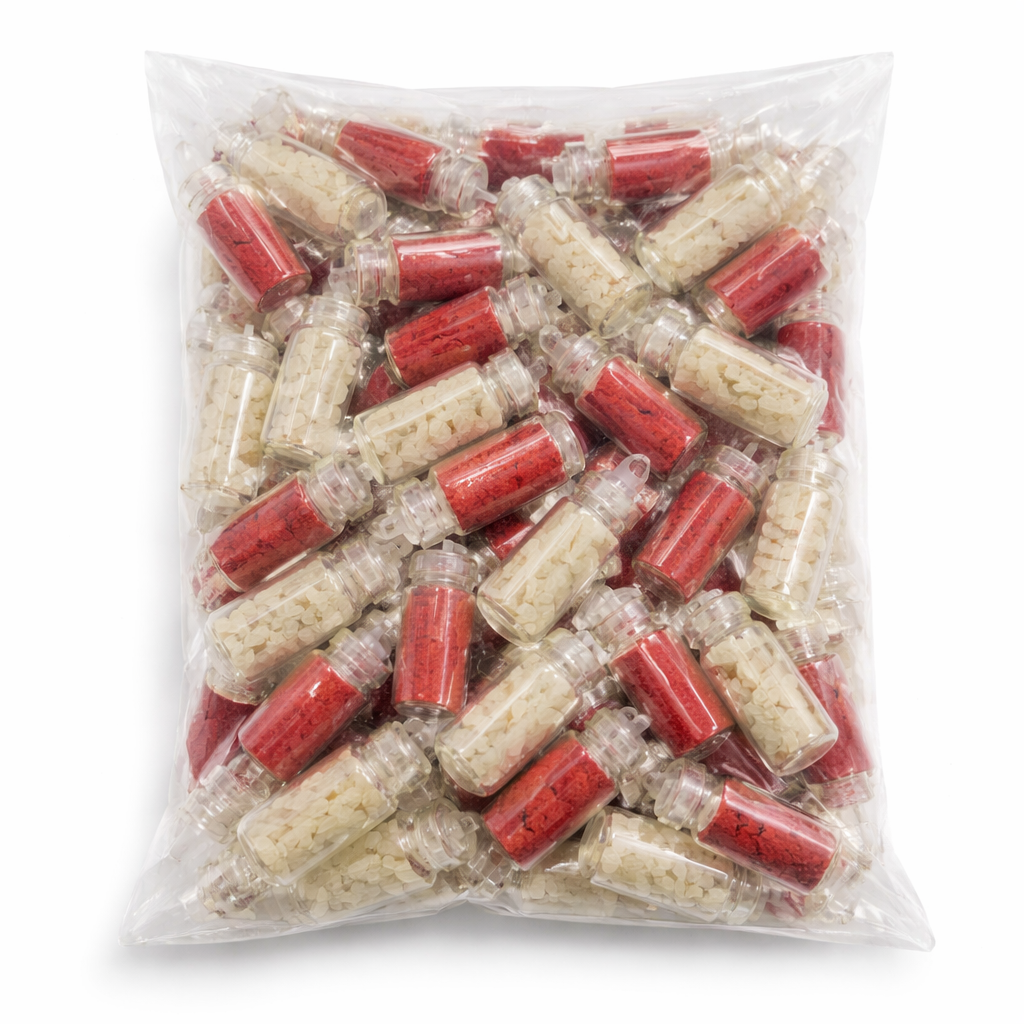 Roli Chawal Bottle Set (1ml imported) 3cm height P38