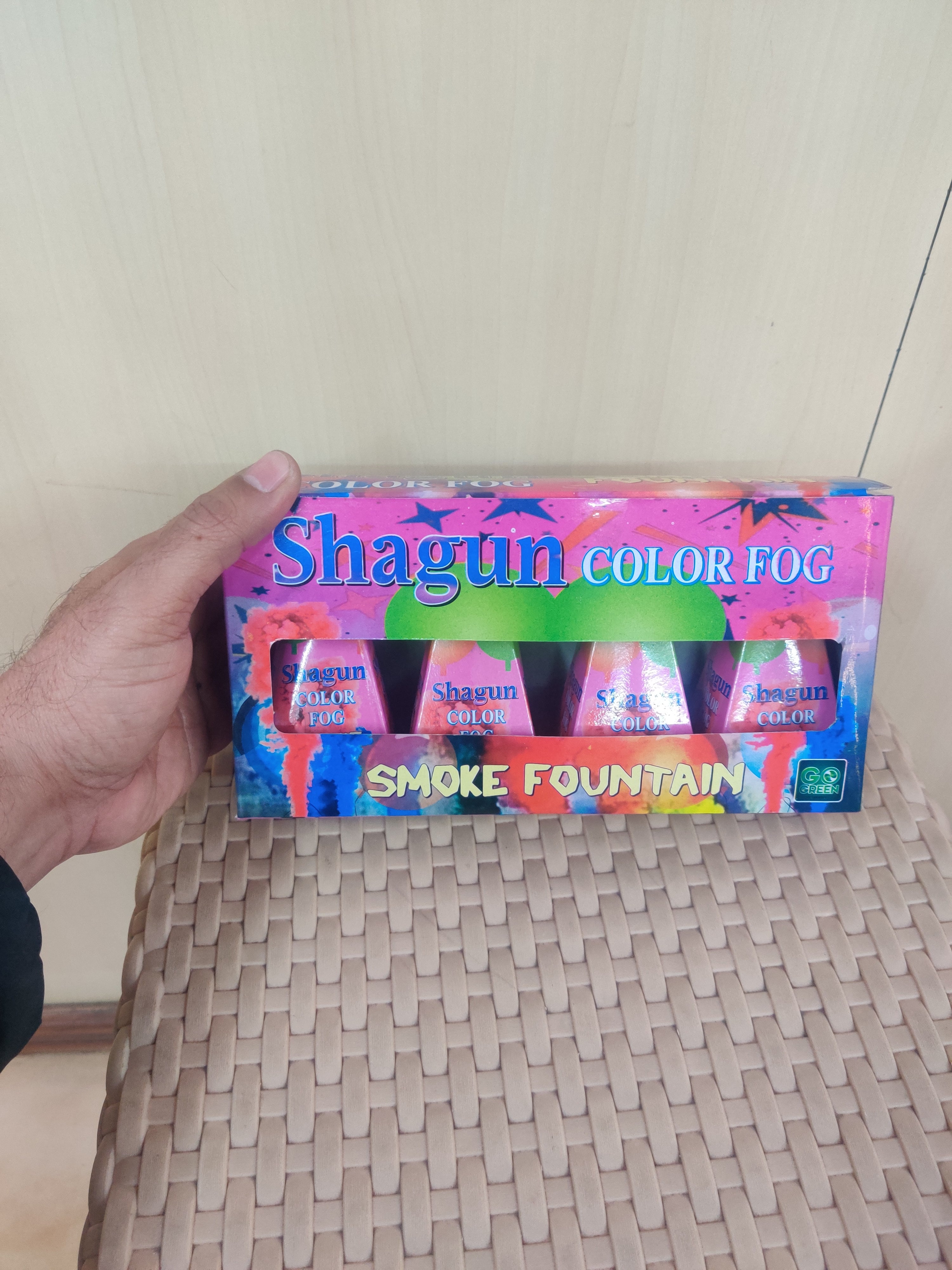 Fountain Colourful Fog (Pack of 4)