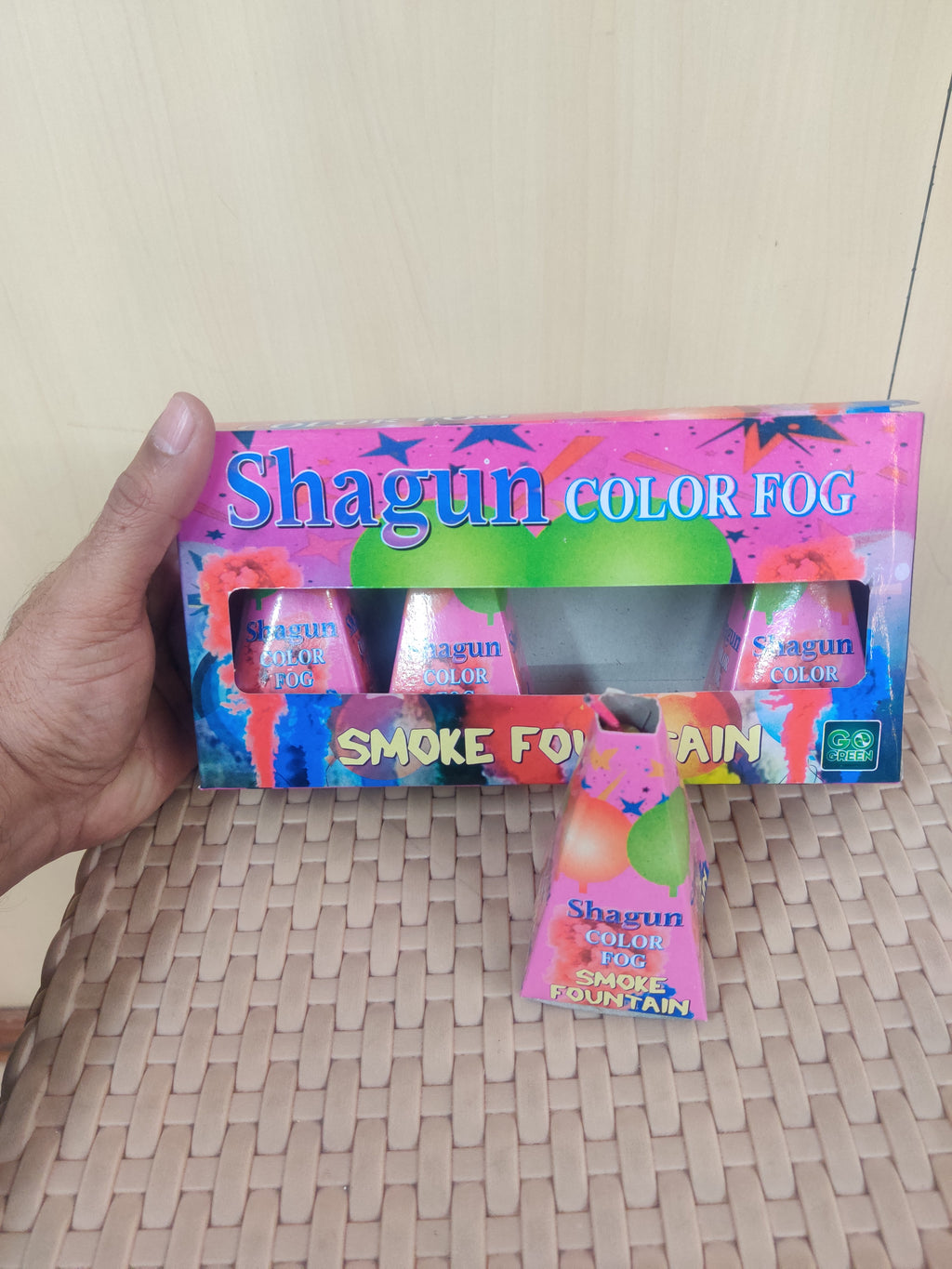 Fountain Colourful Fog (Pack of 4)