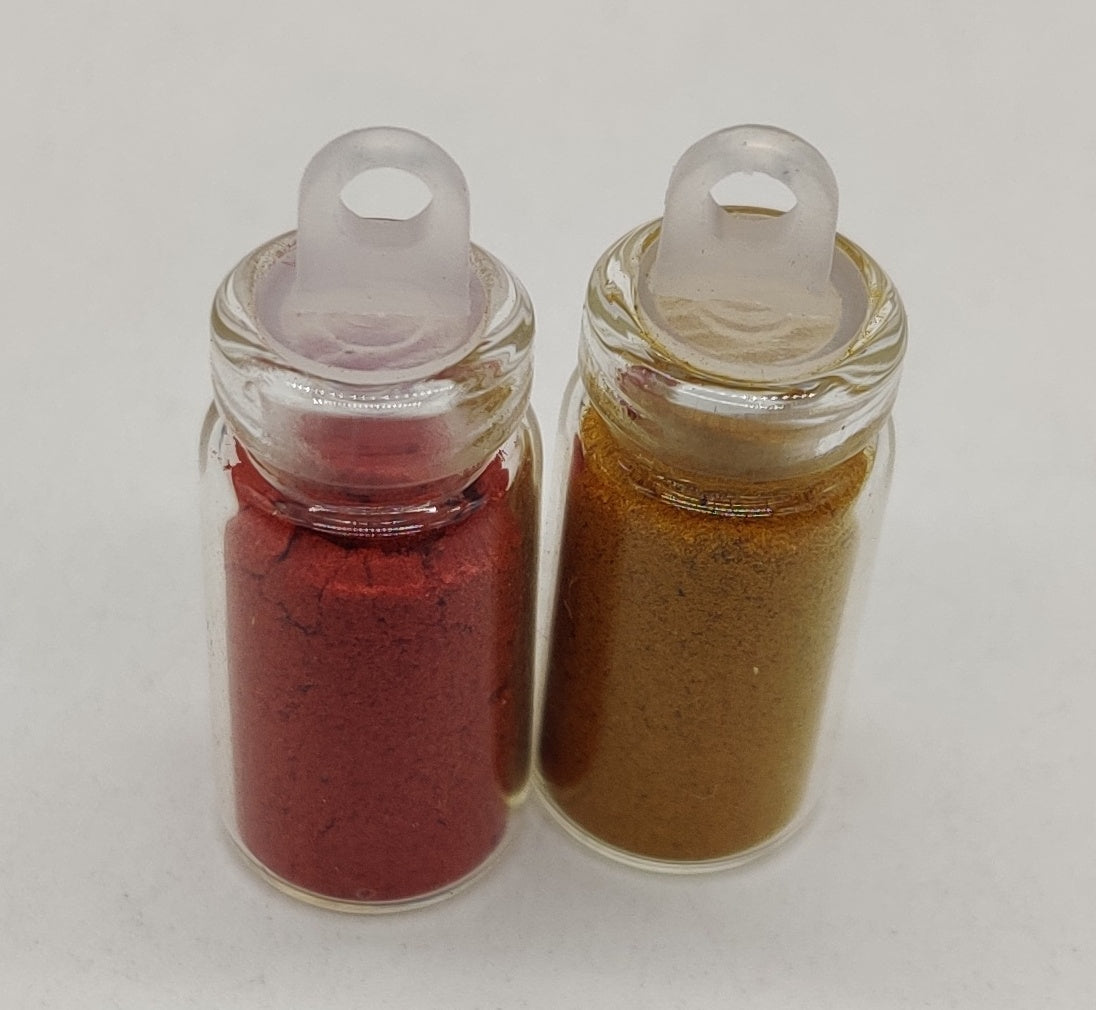 Haldi Roli Bottle Set (1ml imported) 3cm height P39