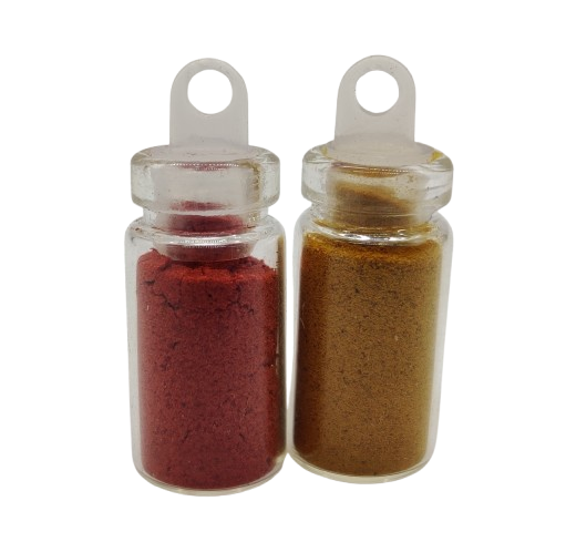 Haldi Roli Bottle Set (1ml imported) 3cm height P39