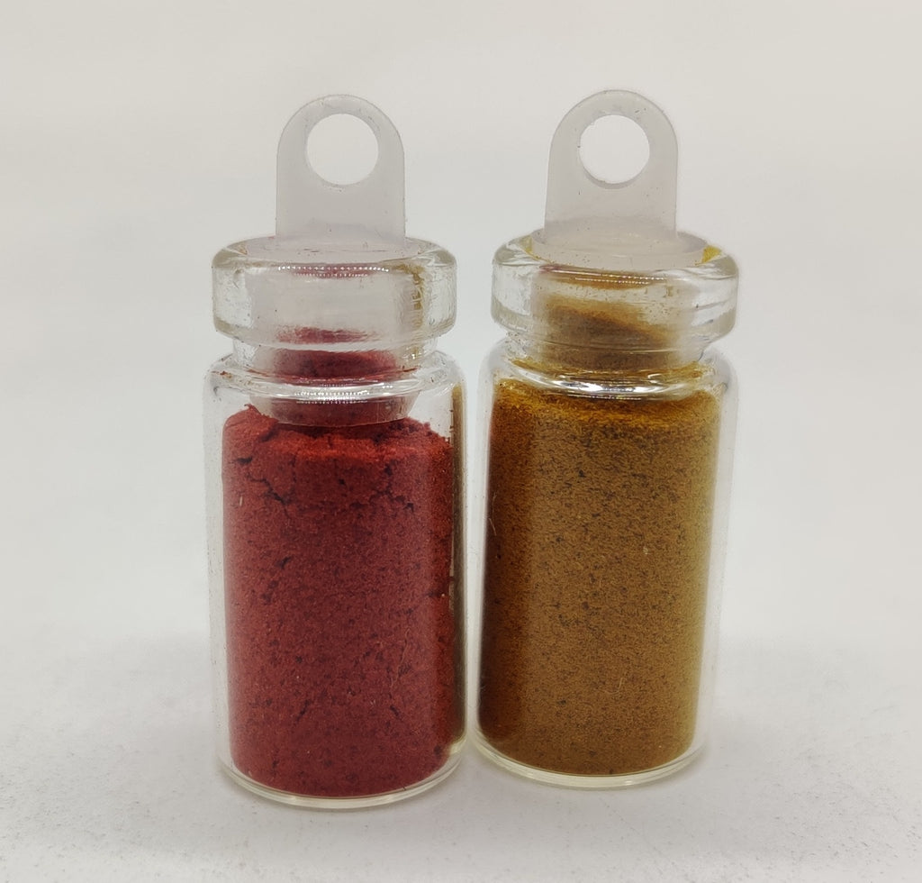 Haldi Roli Bottle Set (1ml imported) 3cm height P39