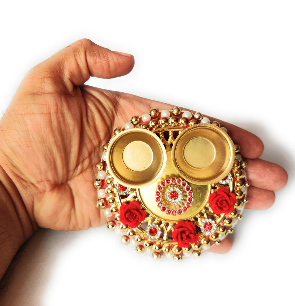 Roli Chawal Platter 3.5 Inch P1