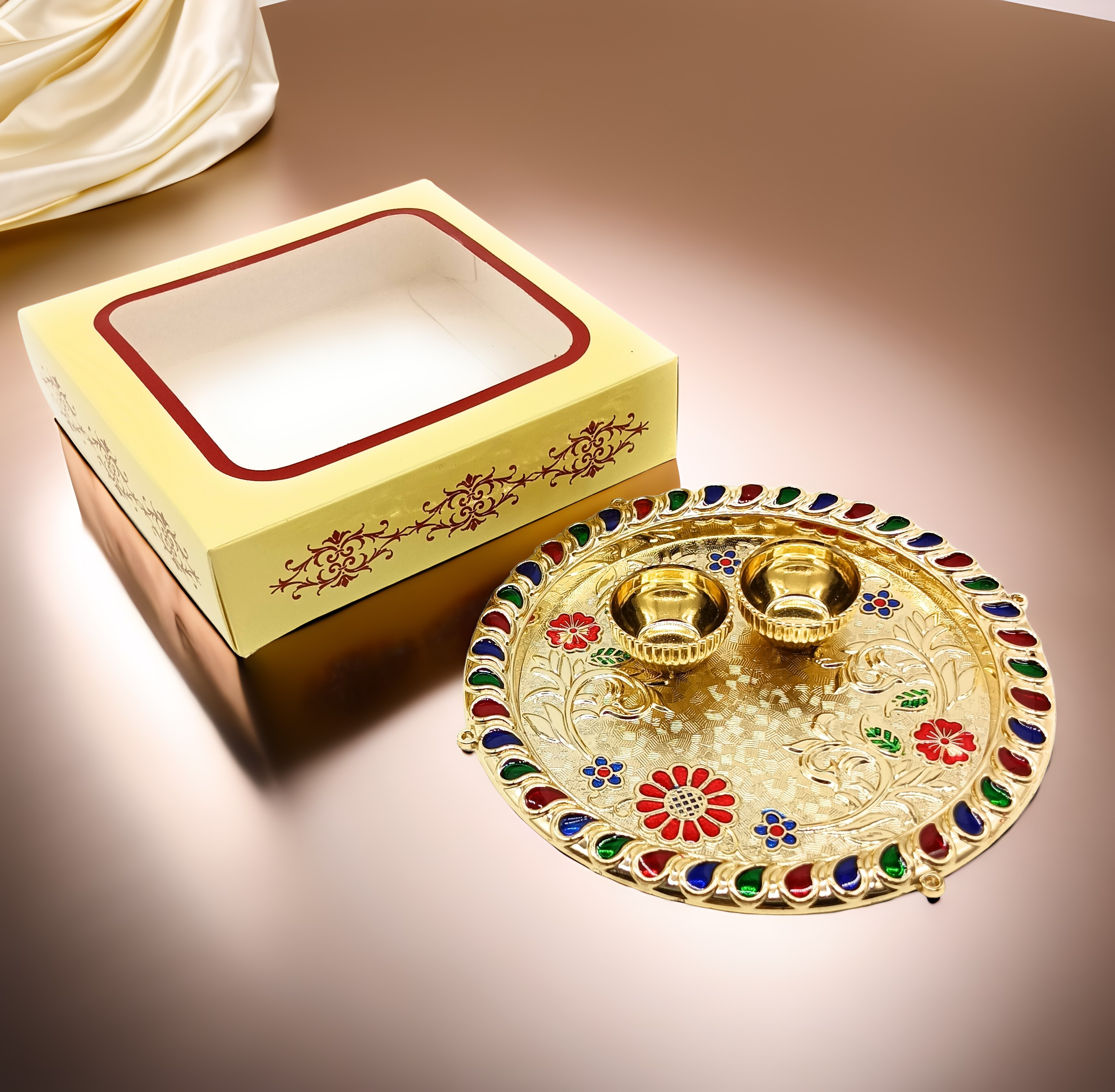 Plastic Meenakari Pichkari Balti Gift HL36