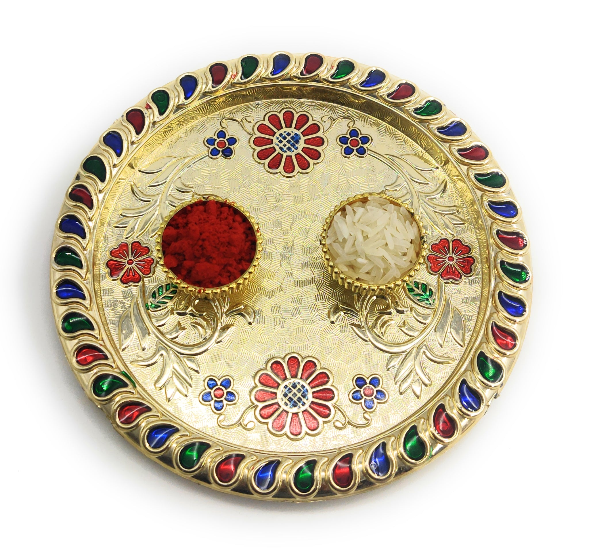 Meenakari plastic Plate