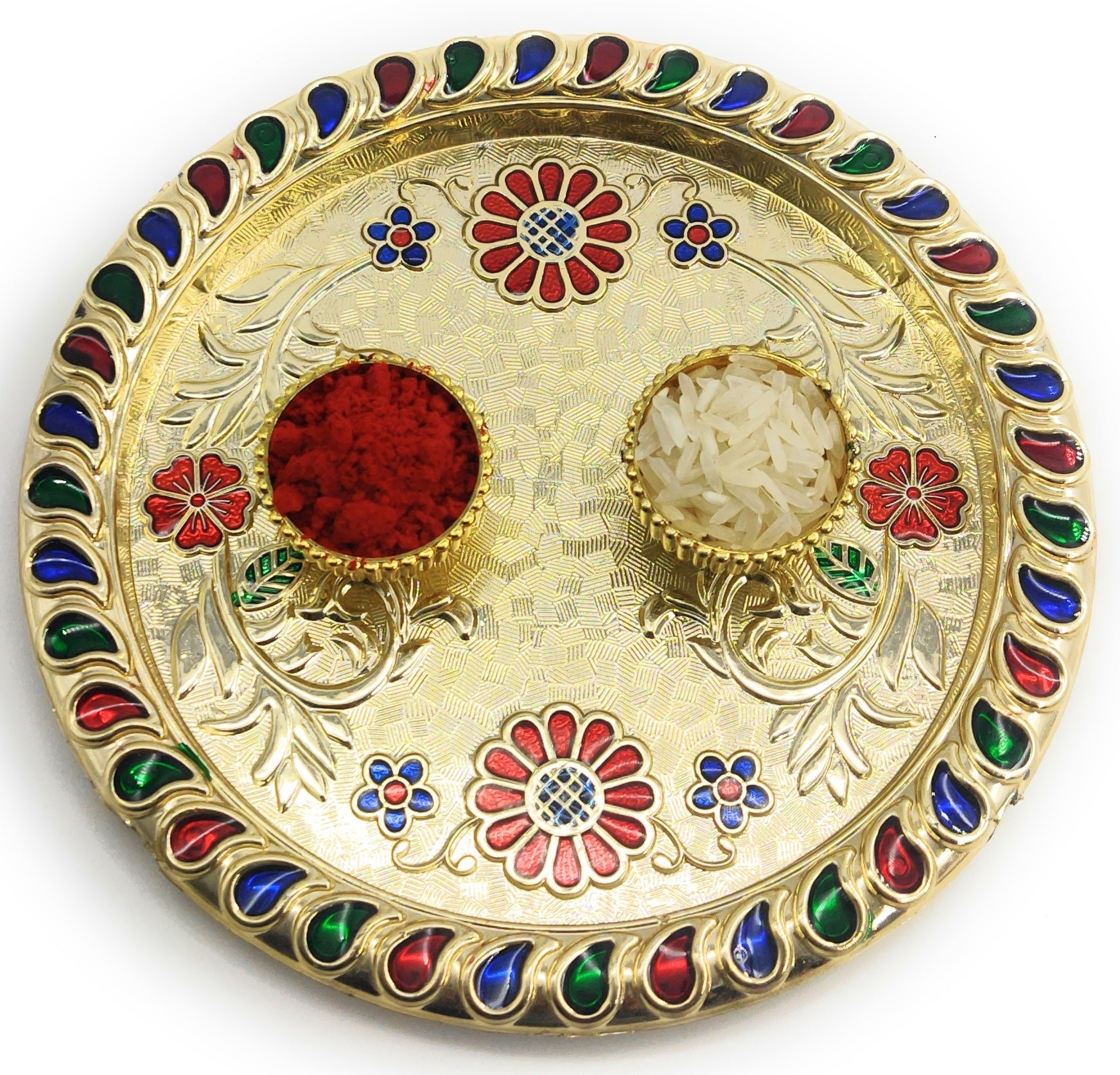 Meenakari plastic Plate