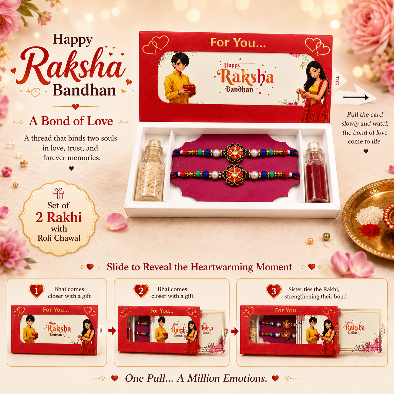 Hamper Rakhi B73-RAP009x2