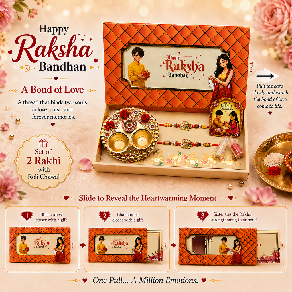 Hamper Rakhi B72-RAC002x2