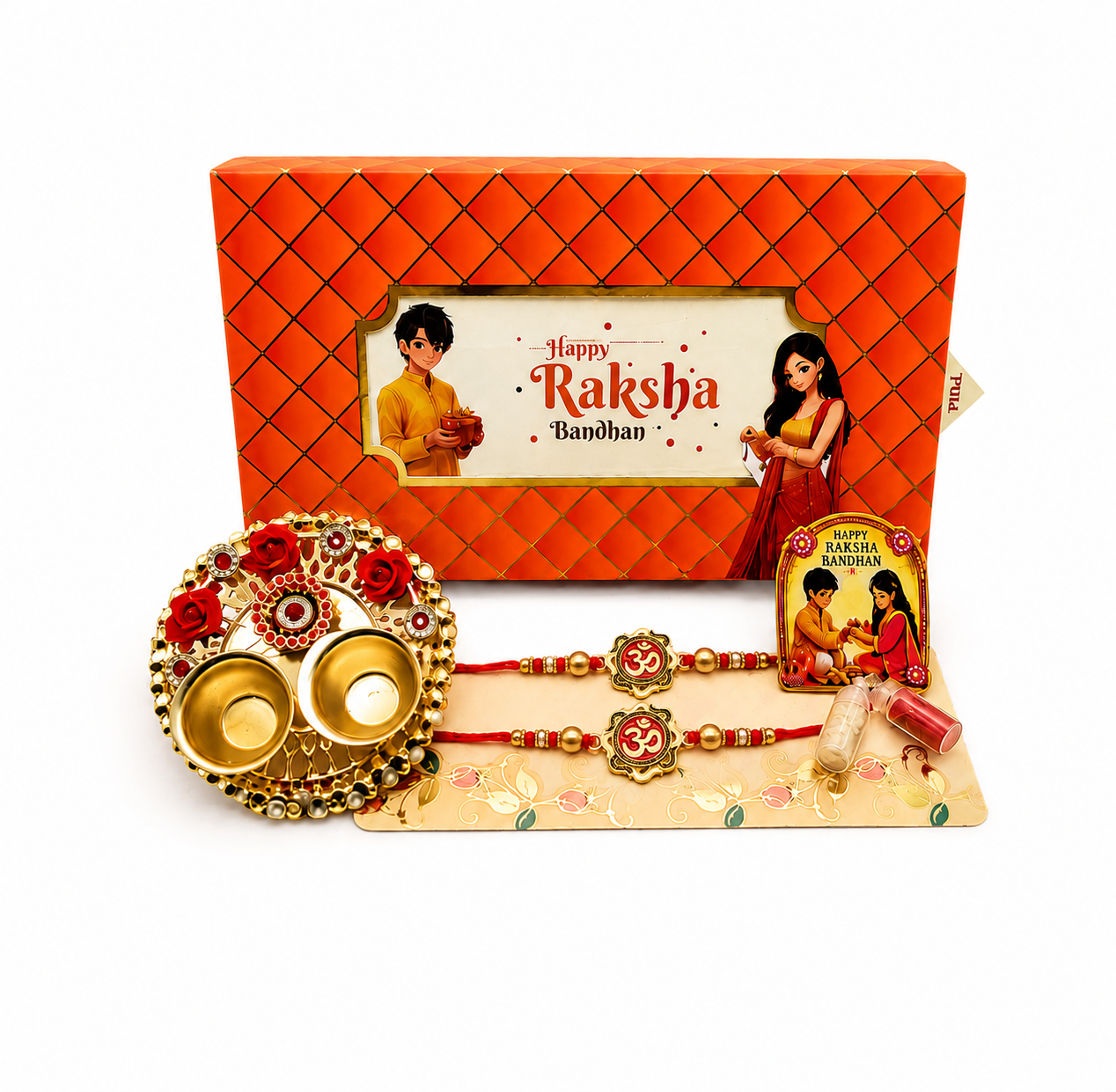 Hamper Rakhi B72-RAC007x2