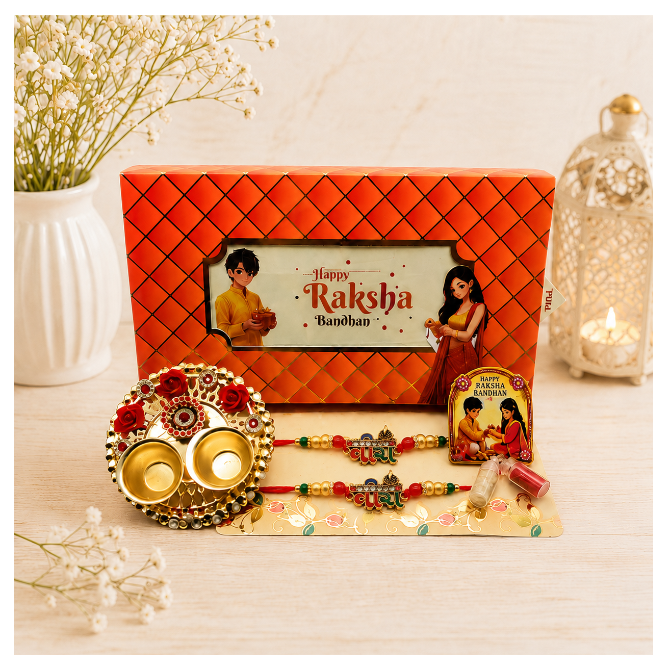 Hamper Rakhi B72-RAC010x2