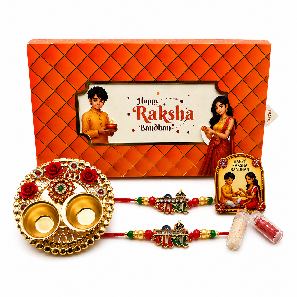 Hamper Rakhi B72-RAC010x2
