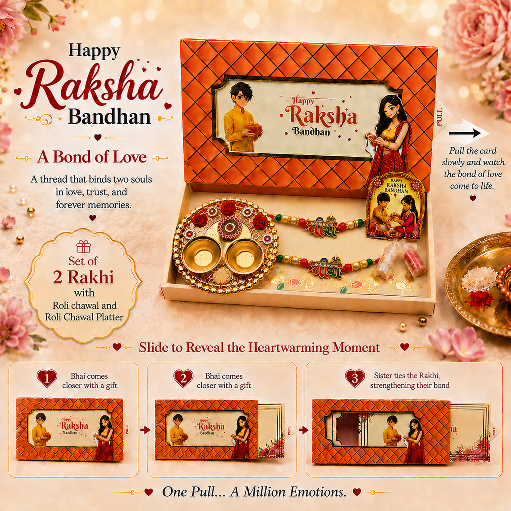 Hamper Rakhi B72-RAC010x2